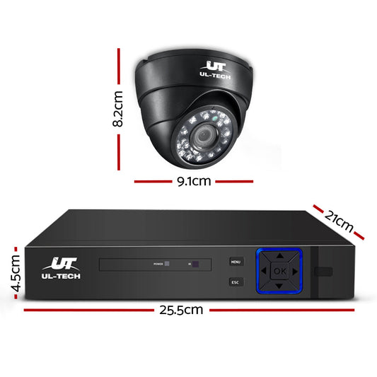 NNEDSZ -CCTV Security System 2TB 8CH DVR 1080P 8 Camera Sets